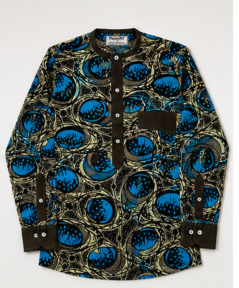 Men's long-sleeve dress shirt-Seashell L 2 Men's long-sleeve dress shirt-Seashell L - Image 2