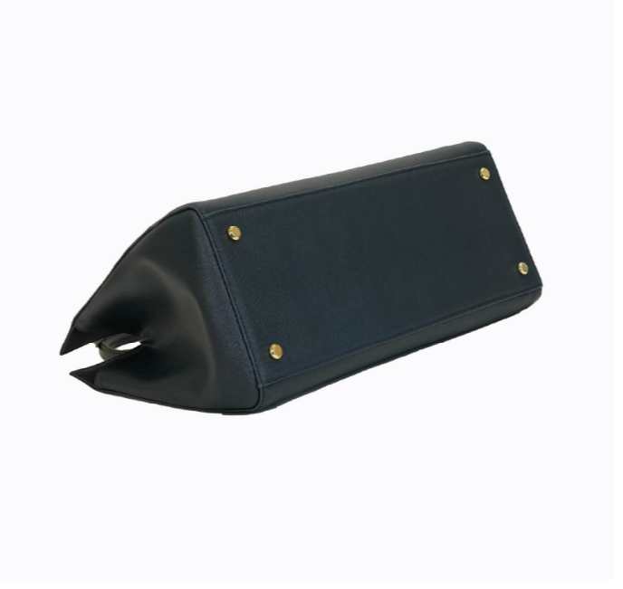 Cleo Cabas Handbag - Midnight Saffiano 4 Cleo Cabas Handbag - Midnight Saffiano - Image 4