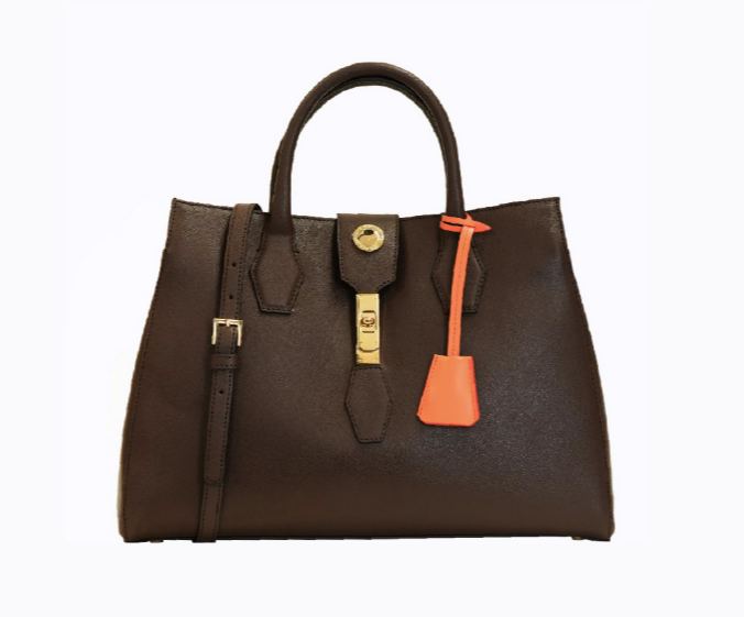 Cleo Cabas Handbag - Midnight Saffiano 8 Cleo Cabas Handbag - Midnight Saffiano - Image 8