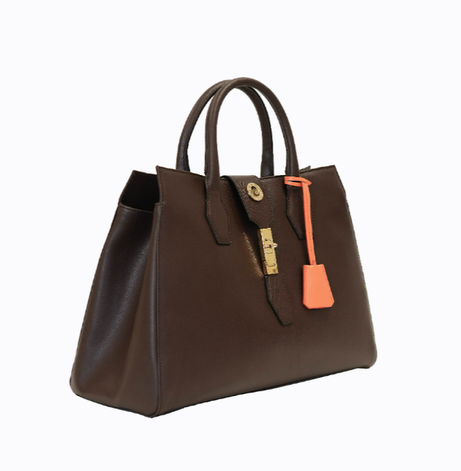 Cleo Cabas Handbag - Midnight Saffiano 9 Cleo Cabas Handbag - Midnight Saffiano - Image 9