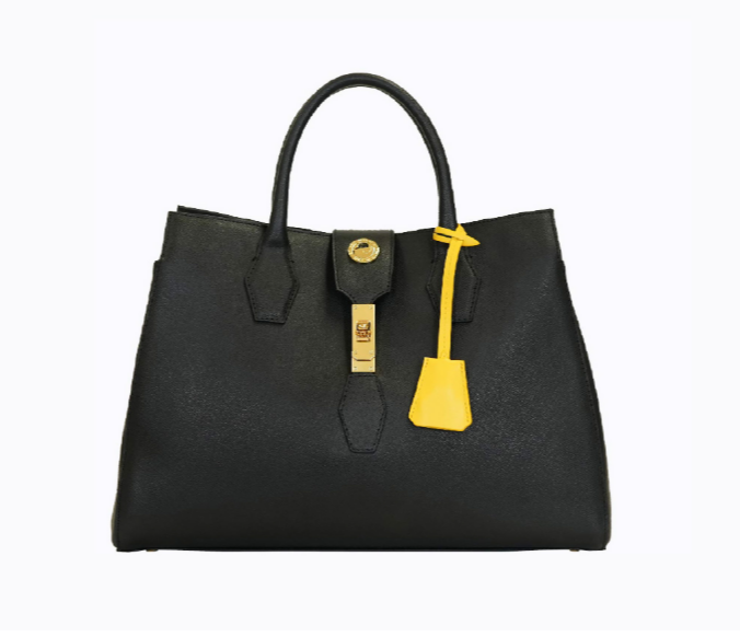 Cleo Cabas Handbag - Midnight Saffiano 15 Cleo Cabas Handbag - Midnight Saffiano - Image 15