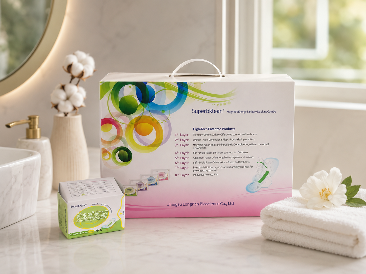 Superbklean Magnetic Sanitary Napkin 4 in 1-Combo 4 Superbklean Magnetic Sanitary Napkin 4 in 1-Combo - Image 4