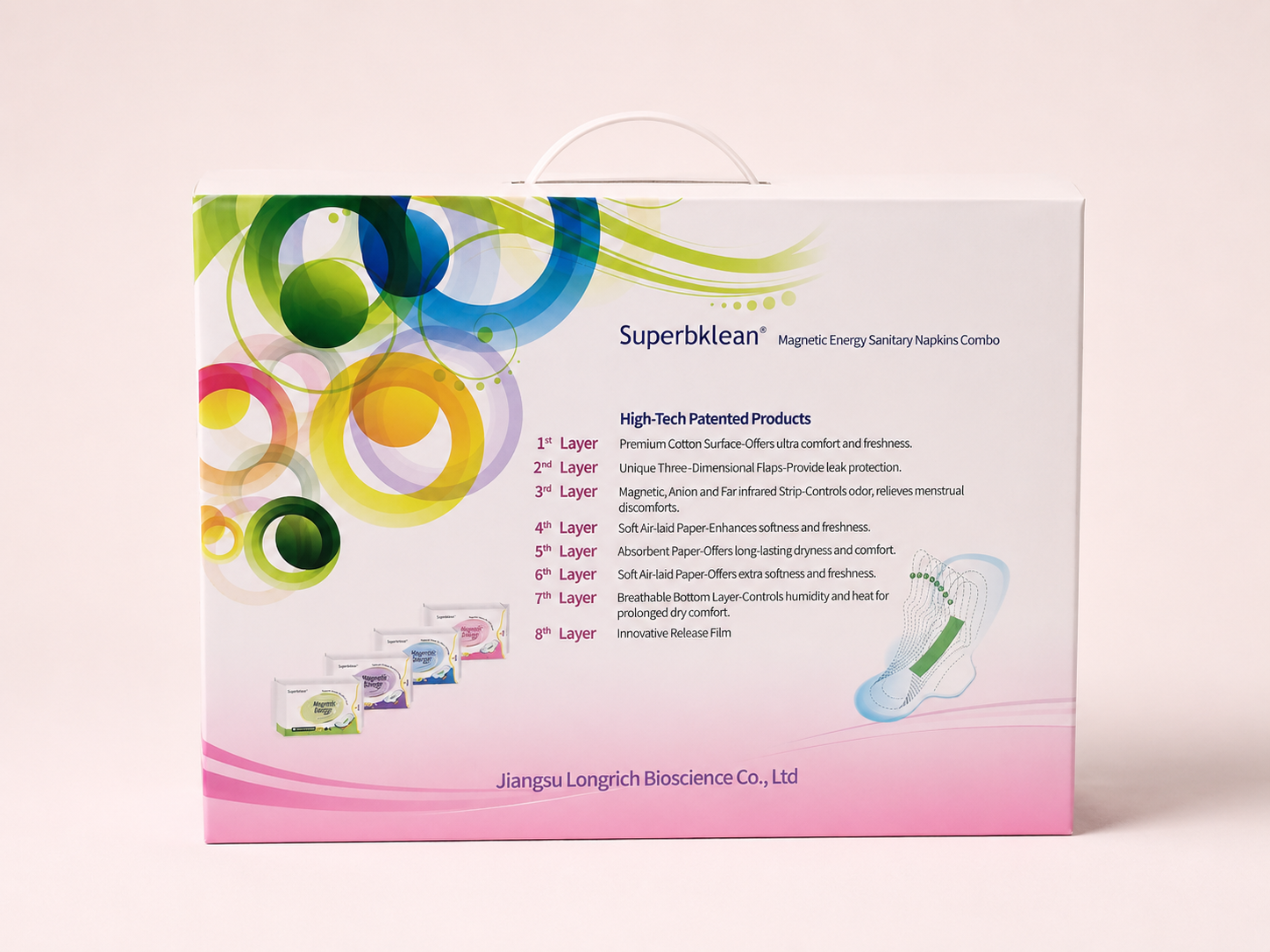Superbklean Magnetic Sanitary Napkin 4 in 1-Combo 5 Superbklean Magnetic Sanitary Napkin 4 in 1-Combo - Image 5