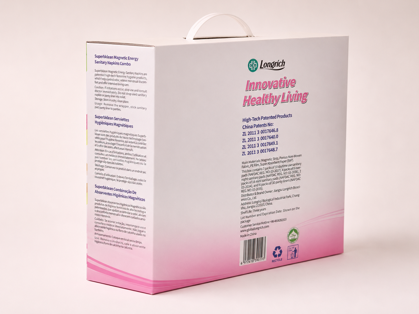 Superbklean Magnetic Sanitary Napkin 4 in 1-Combo 6 Superbklean Magnetic Sanitary Napkin 4 in 1-Combo - Image 6