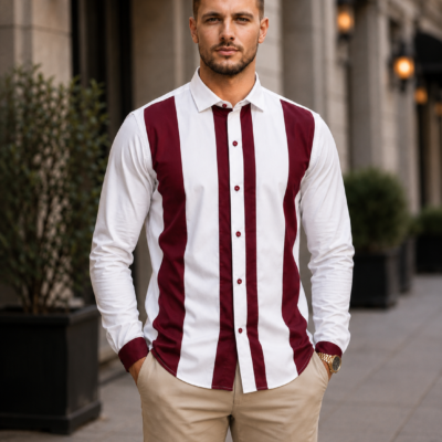 Men's long-sleeve dress shirt-Elegance XL