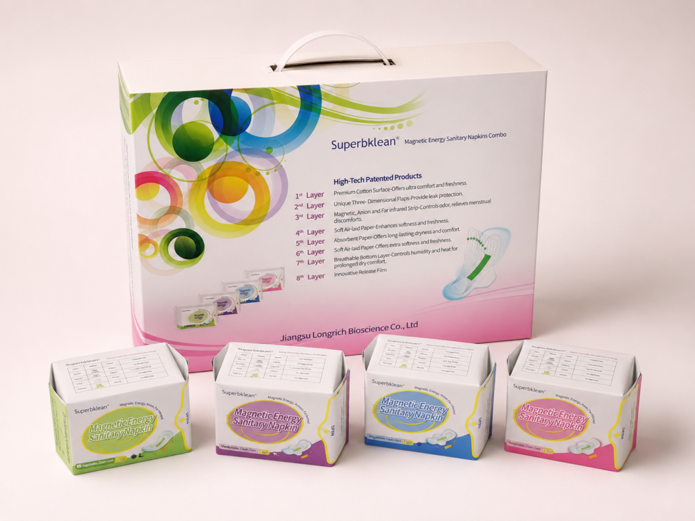 Superbklean Magnetic Sanitary Napkin 4 in 1-Combo