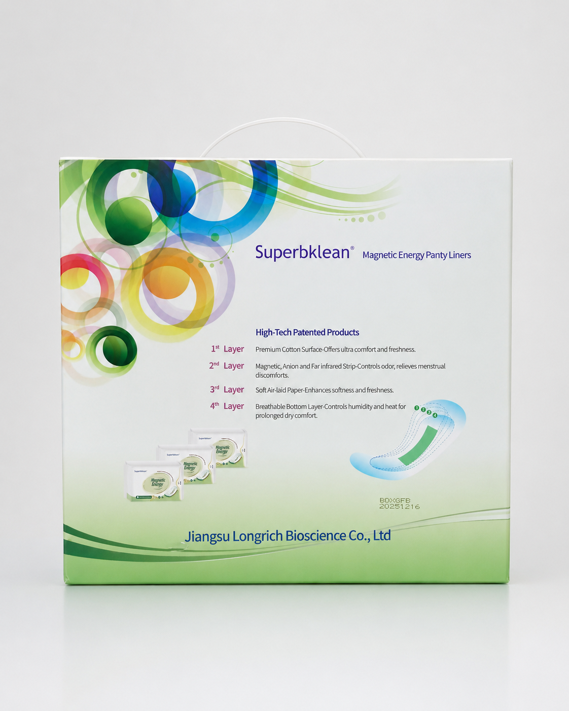 Superbklean Magnetic Sanitary Napkin (Panty Liner) 2 Superbklean Magnetic Sanitary Napkin (Panty Liner) - Image 2
