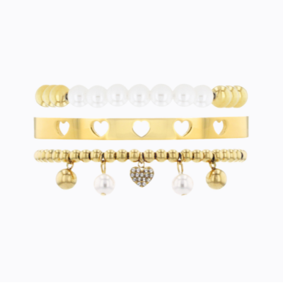 Isabel Watch & Bracelets Set