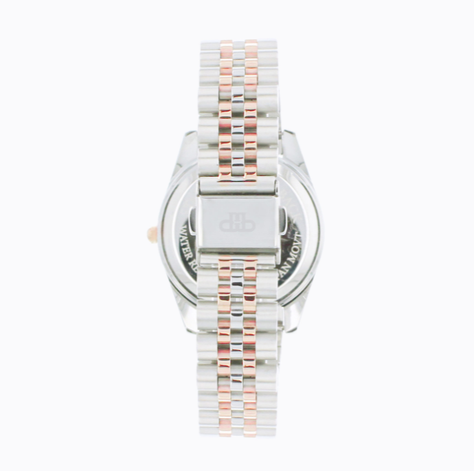 Isabel Watch - Mother of Pearl/Silver/Rose 3 Isabel Watch - Mother of Pearl/Silver/Rose - Image 3