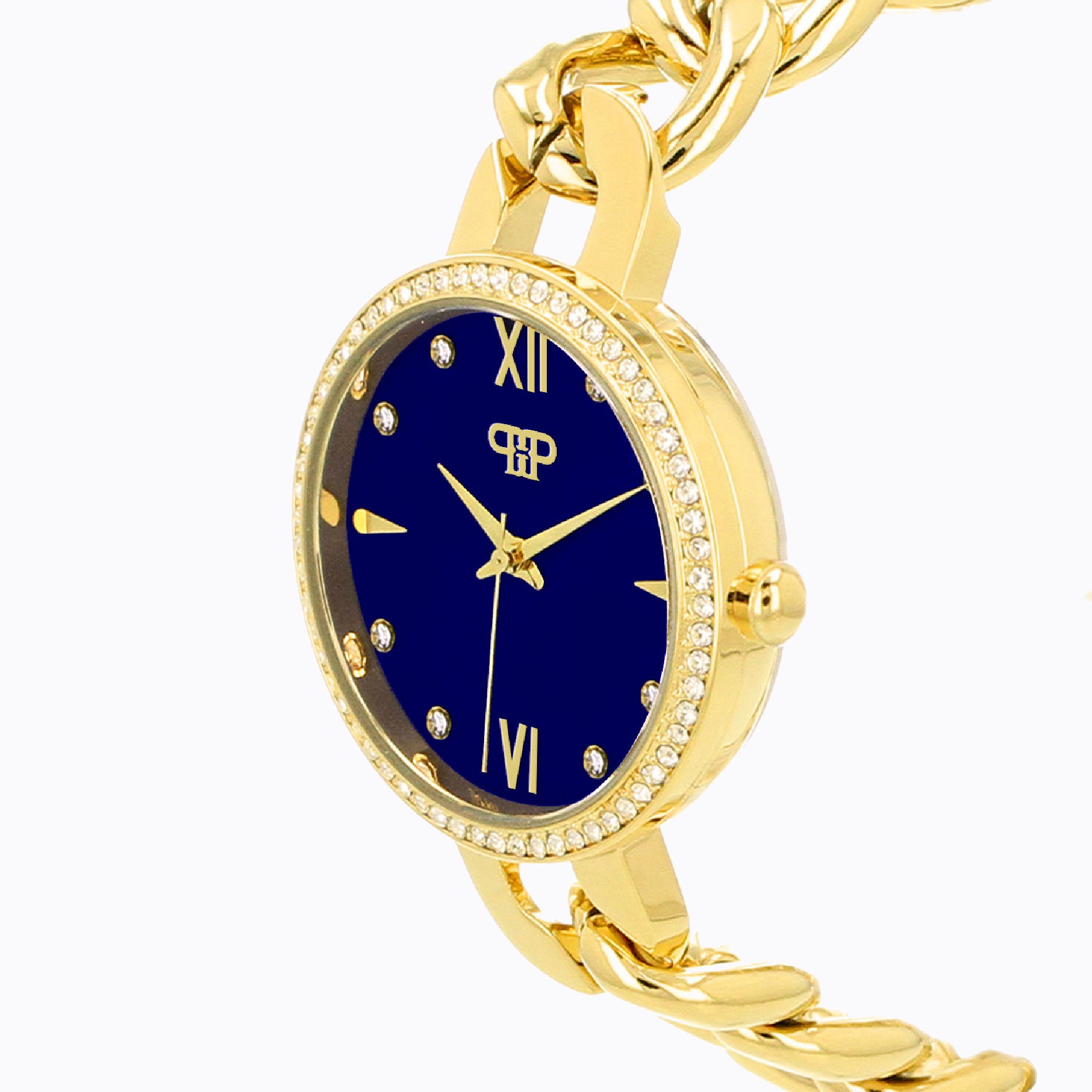 Adina Watch - Navy/Gold 2 Adina Watch - Navy/Gold - Image 2