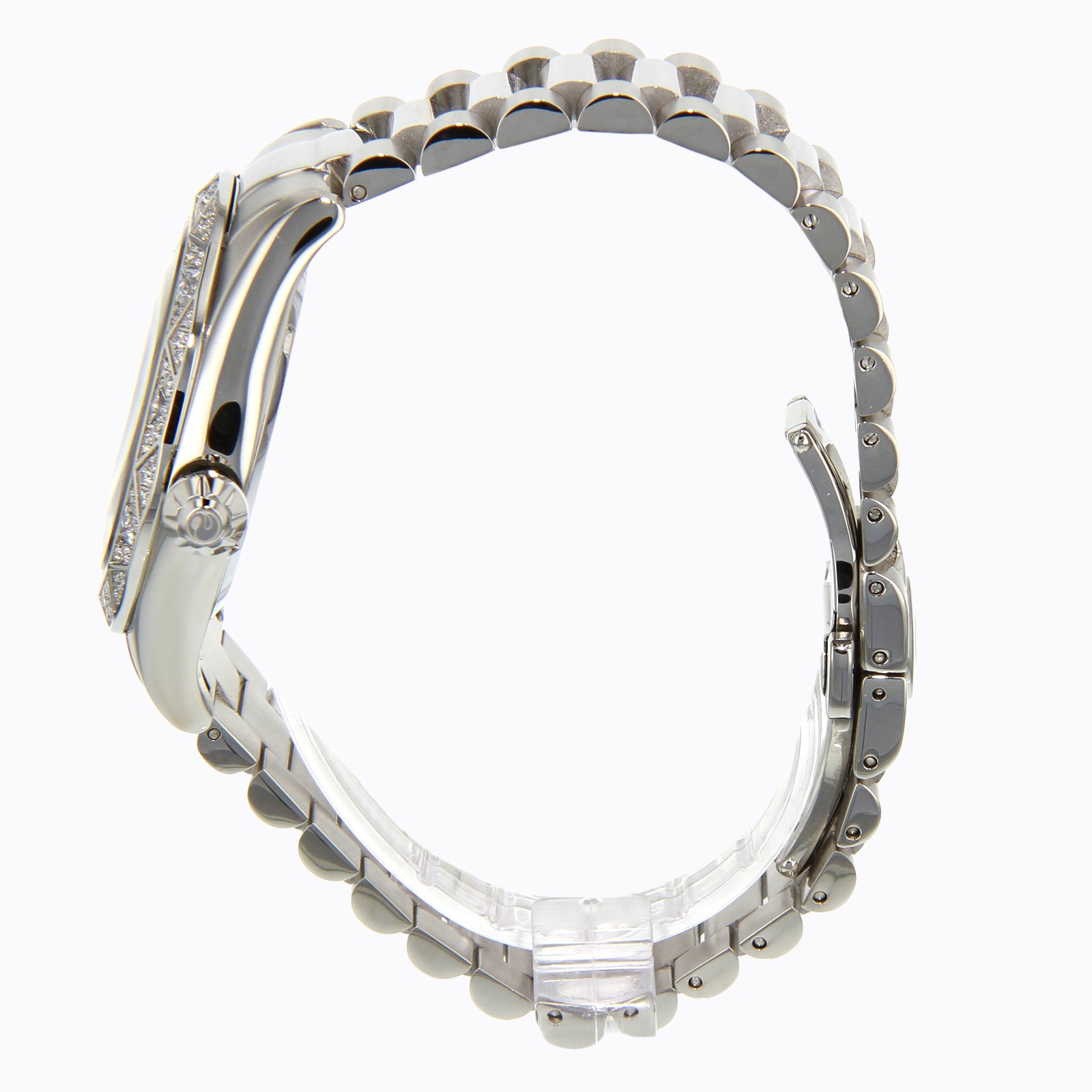 Aisa Watch - Silver Tone with White Face 4 Aisa Watch - Silver Tone with White Face - Image 4