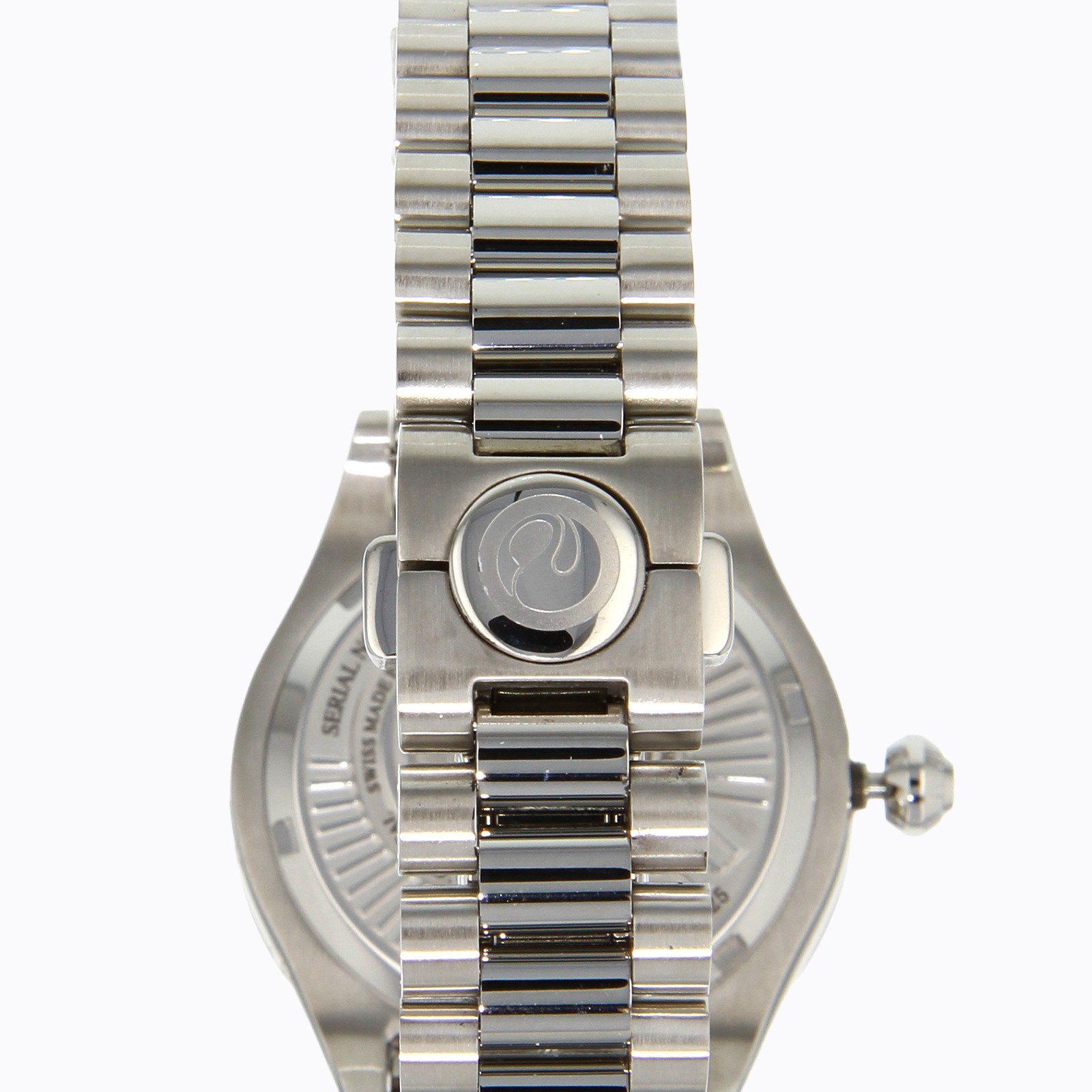 Aisa Watch - Silver Tone with White Face 5 Aisa Watch - Silver Tone with White Face - Image 5
