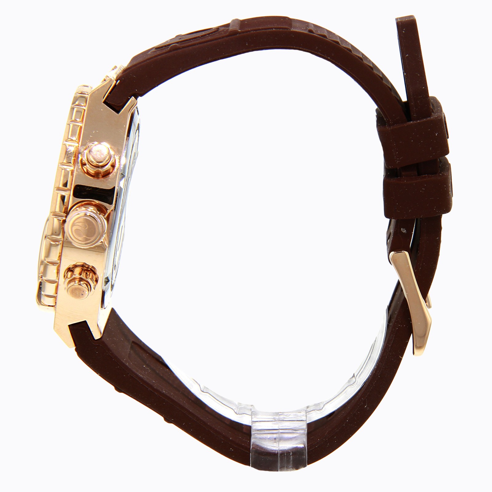 Theia Watch - Rose Tone with Brown Strap 4 Theia Watch - Rose Tone with Brown Strap - Image 4