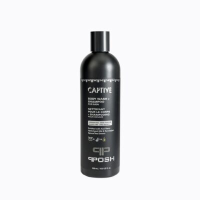 CAPTIVE - Body Wash + Shampoo For Men - Single Bottle