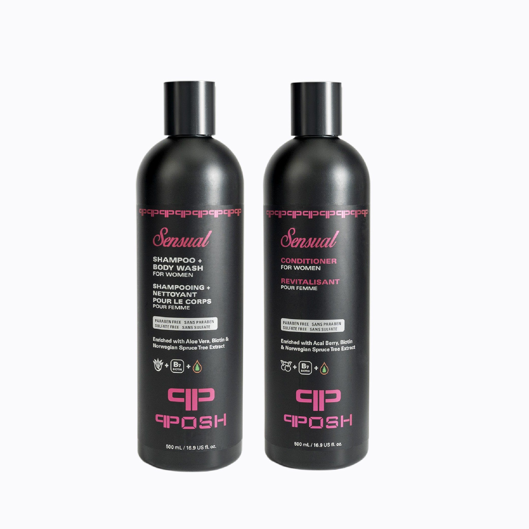 SENSUAL Body Wash + Shampoo & Conditioner Set - 2 Bottles 1 SENSUAL Body Wash + Shampoo & Conditioner Set - 2 Bottles