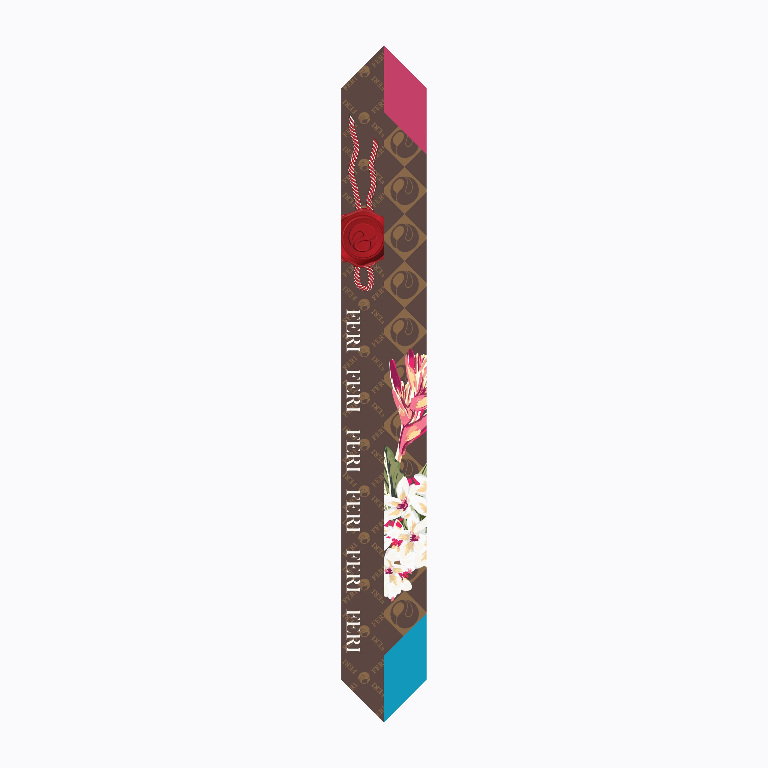 Floral Monogram Twilly 6 Floral Monogram Twilly - Image 6