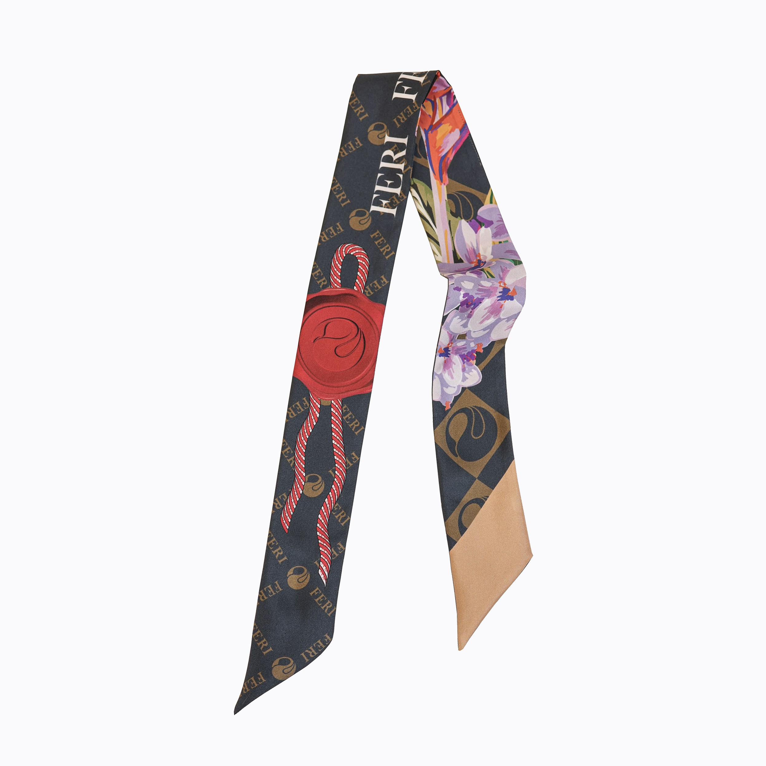 Floral Monogram Twilly 7 Floral Monogram Twilly - Image 7
