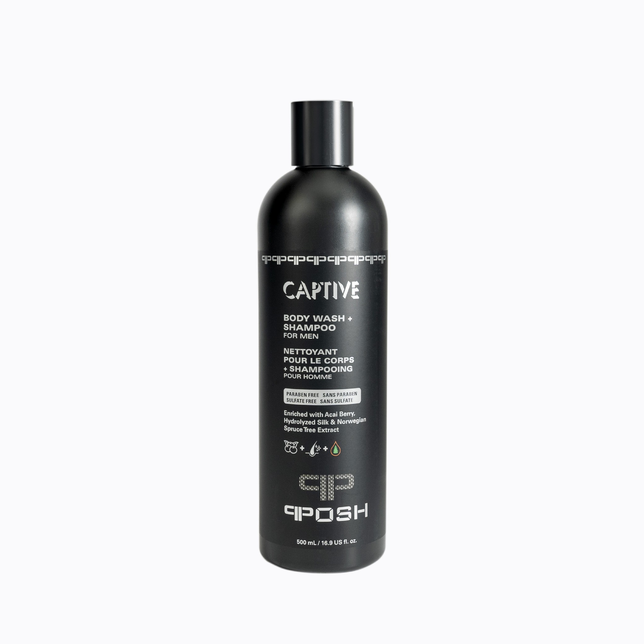 Captive Body Wash + Shampoo and Conditioner Set For Men - 2 Bottles 2 Captive Body Wash + Shampoo and Conditioner Set For Men - 2 Bottles - Image 2