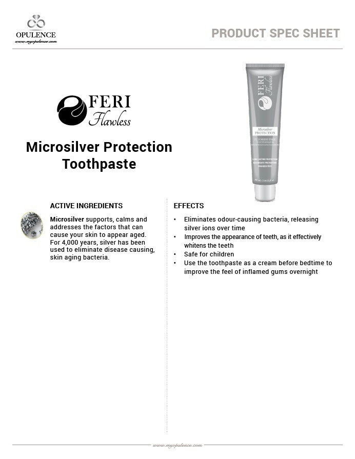 Microsilver Protection Toothpaste - Single Tube 2 Microsilver Protection Toothpaste - Single Tube - Image 2